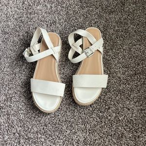 A new day platform sandals